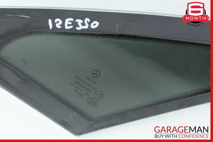 10-13 Mercedes W207 E350 E550 Coupe Rear Left Side Quarter Window Glass OEM
