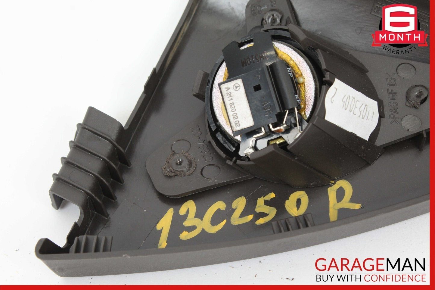 08-14 Mercedes W204 C250 Front Right Side Door Panel Tweeter Speaker Trim Cover