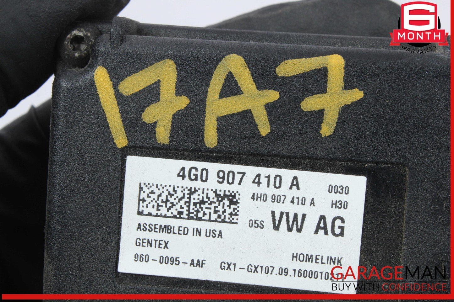 12-18 Audi A7 A6 Q5 SQ5 Body Computer Control Module Unit 4G0907410A OEM