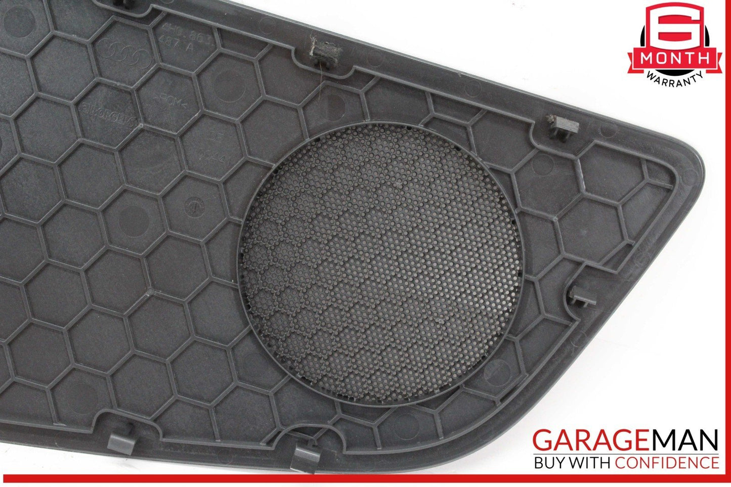 11-18 Audi A8 S8 Rear Deck Left Side Speaker Grille Cover 4H0863487A OEM