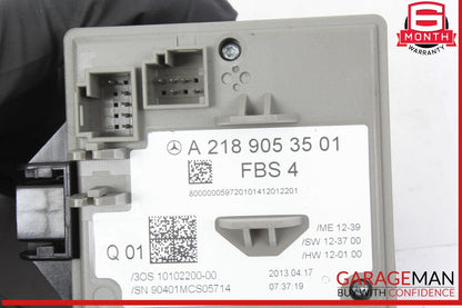 14-17 Mercedes W212 E350 E400 Ignition Switch Control Module 2189053501 OEM