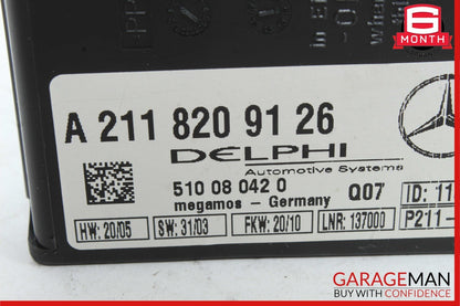 00-11 Mercedes SLK300 CLK500 CL500 S430 E320 Anti Theft Alarm Module Unit OEM
