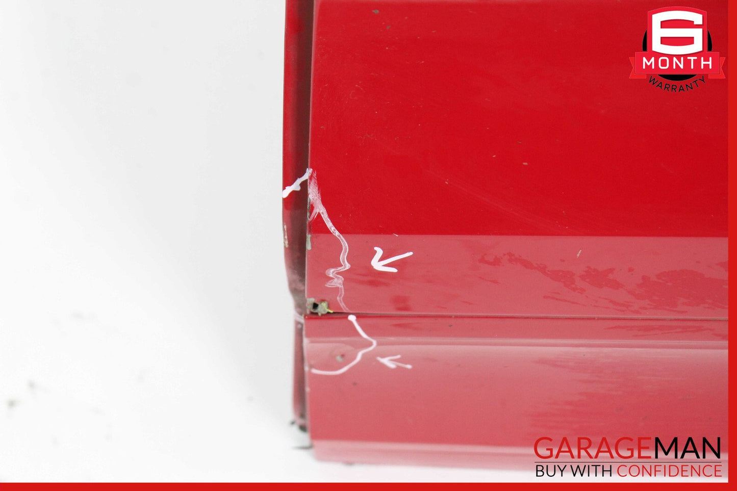 15-23 Porsche Macan Rear Left Driver Side Exterior Door Shell Red OEM