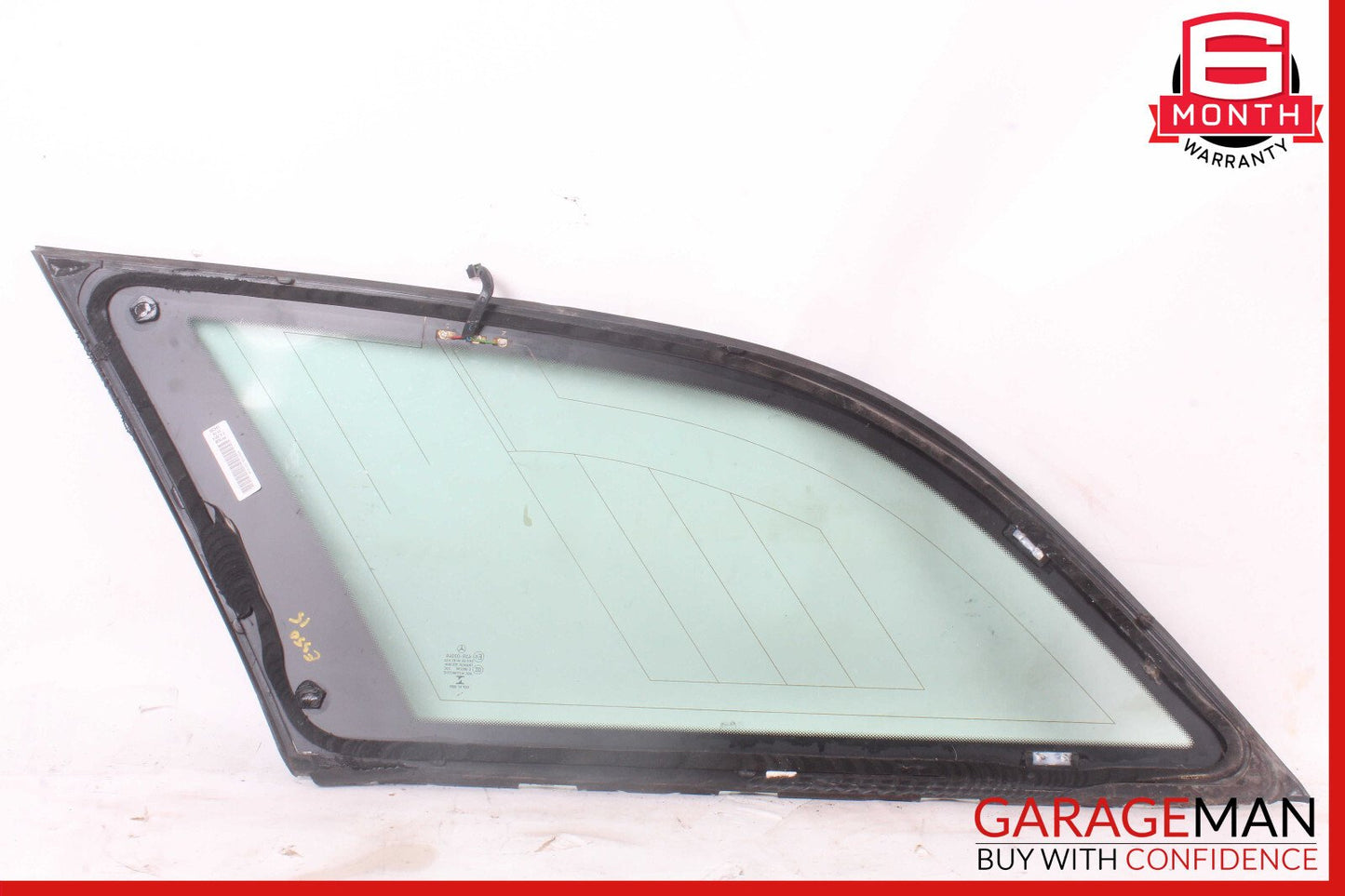 14-16 Mercedes W212 E350 E400 Rear Right Side Quarter Window Glass OEM