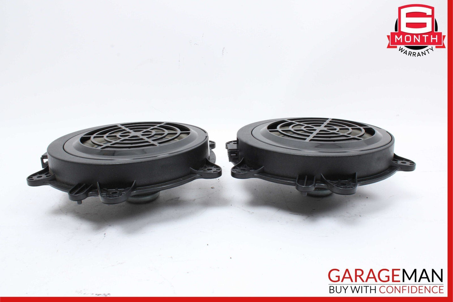 11-18 Porsche Cayenne 958 S Rear Left & Right Side Door Audio Sound Speakers Set