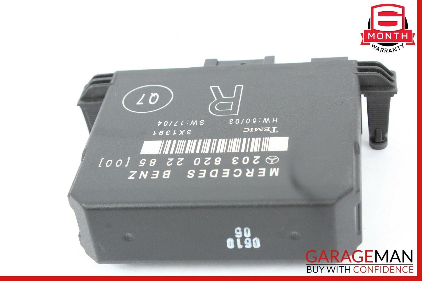 01-07 Mercedes W203 C230 C55 AMG Rear Right Side Door Controller Module Unit