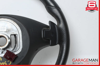 15-18 Mercedes W205 C300 C400 GLC300 Steering Wheel Black w/ Paddle Shifters OEM