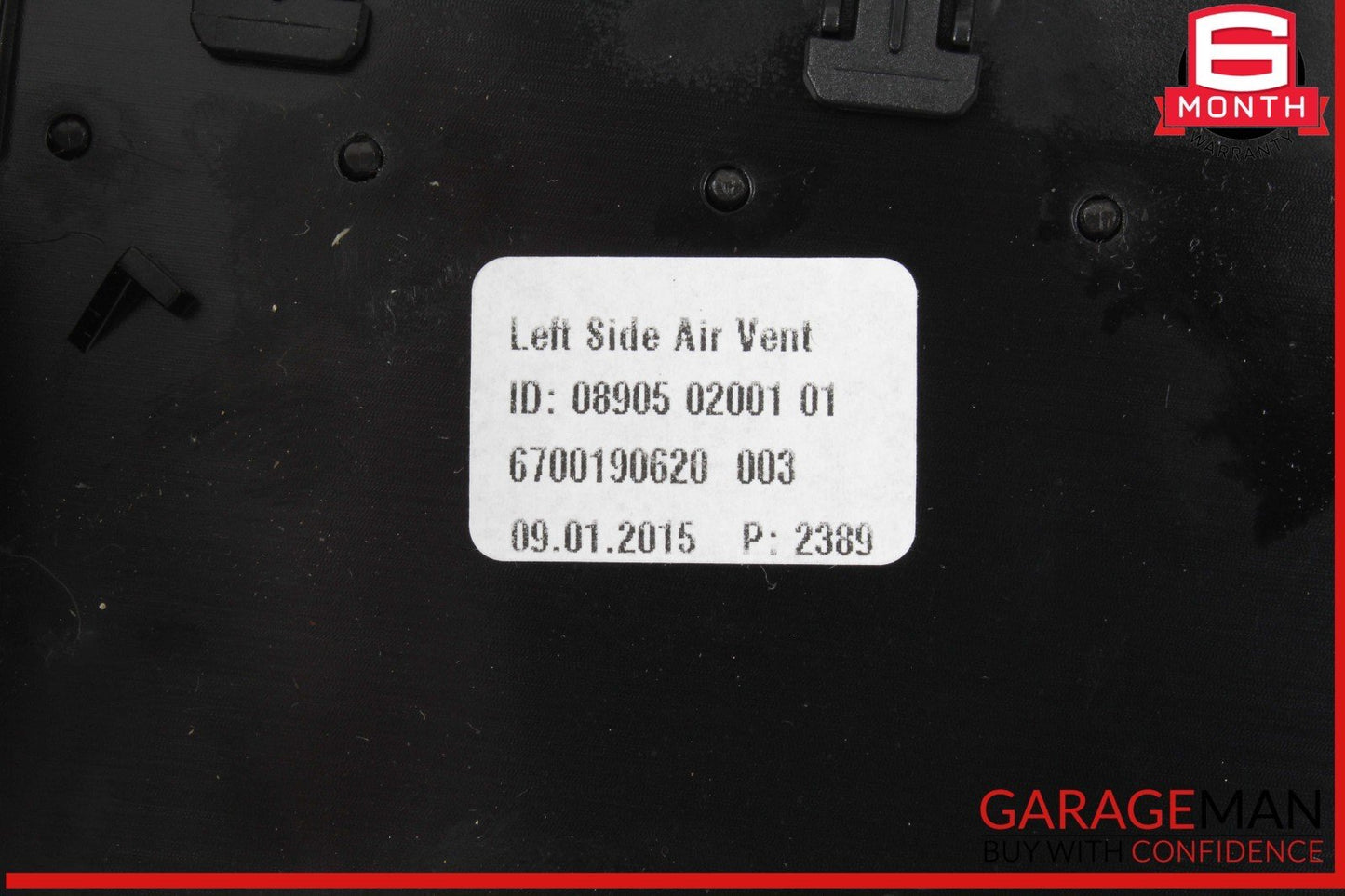 14-22 Maserati Ghibli M157 Dash Front Left Driver Side AC A/C Air Vent OEM