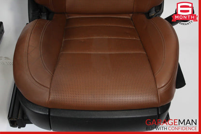 08-14 Mercedes W216 CL63 AMG Complete Front Seat Seats Cushion Assembly Brown