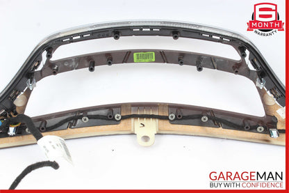 10-13 Mercedes W221 S400 S550 Dashboard Center Trim Molding 2216807871 Wood OEM