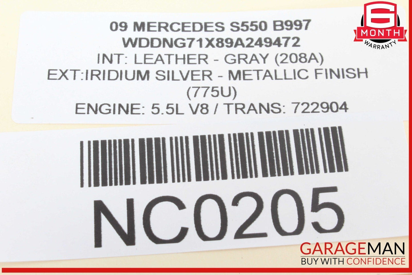 07-14 Mercedes W221 S550 CL600 Front Right Dash A/C Air Vent Trim Grille OEM