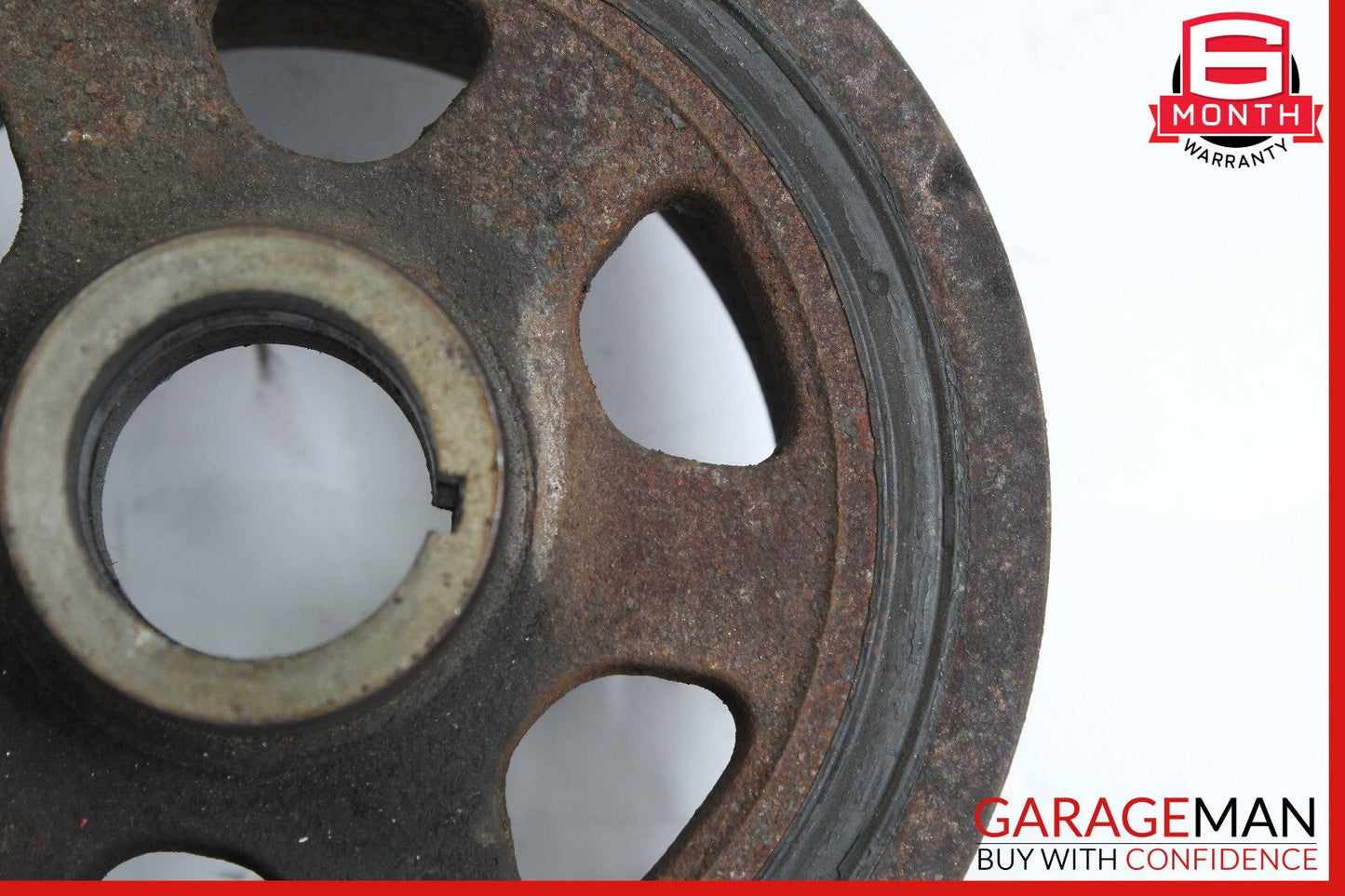 03-14 Mercedes W221 S600 Engine Motor Crankshaft Pulley Vibration Damper OEM