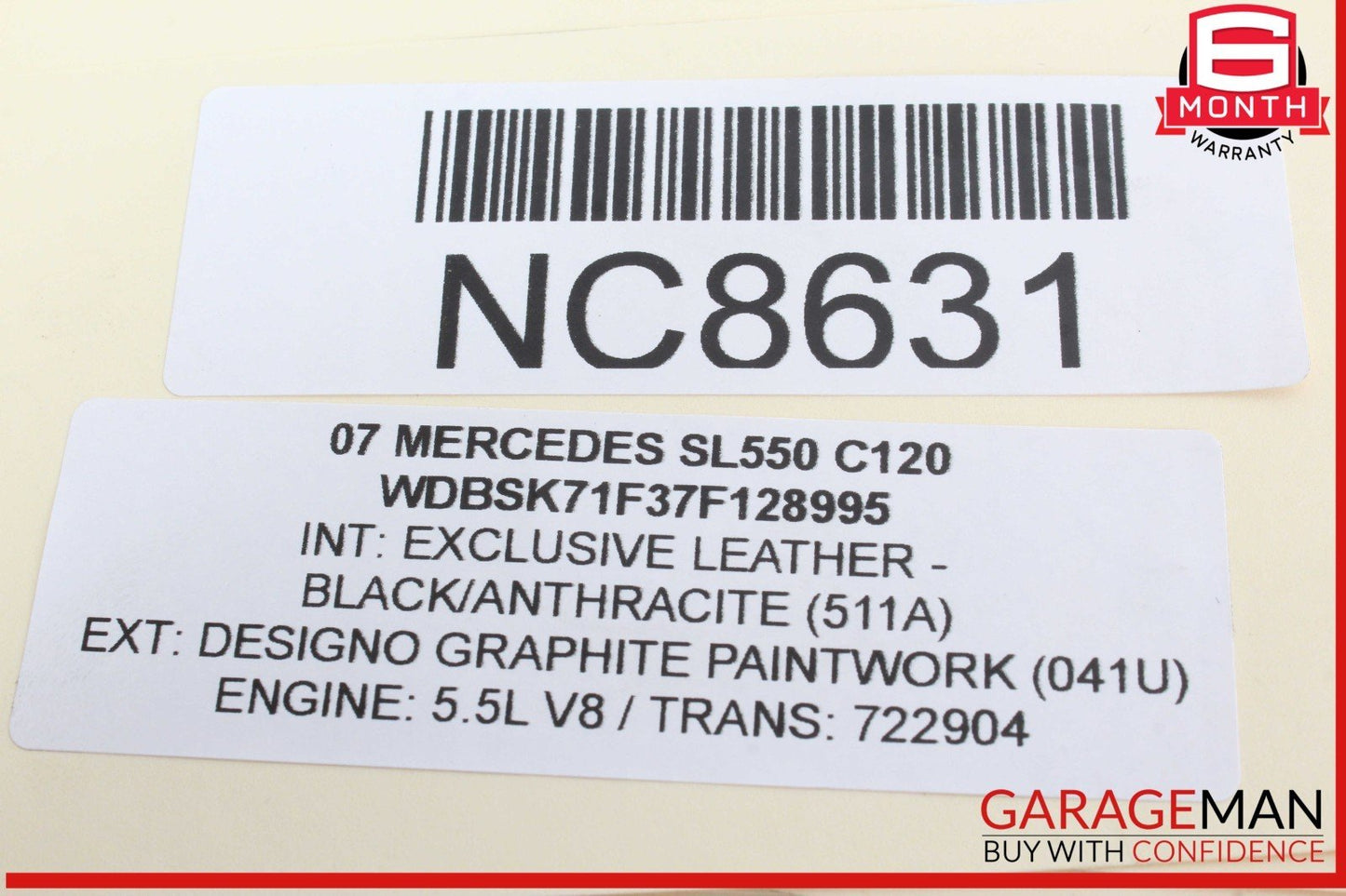 07-14 Mercedes R230 SL550 CLS500 Trunk Lock Close Button Switch 2208211479 OEM