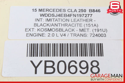 15-20 Mercedes W117 CLA250 Front Right Instrument Panel Cover 1178600302 OEM