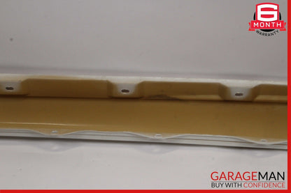 06-13 Mercedes W251 R350 Left Side Skirt Rocker Moulding Panel Alabaster White