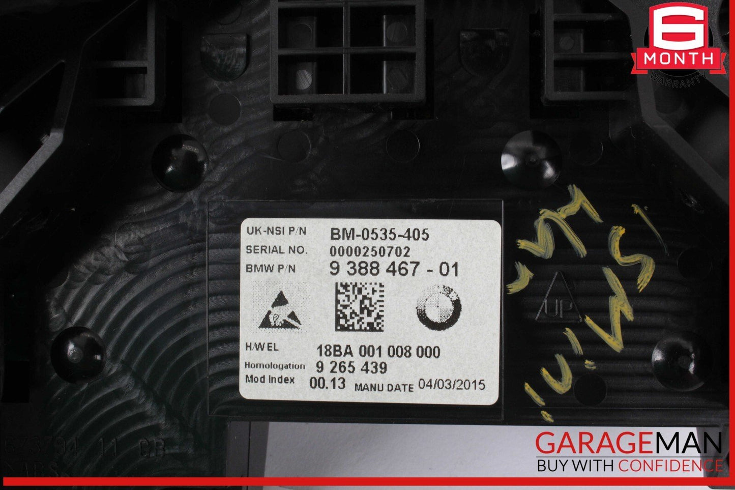 14-19 Mini Cooper Speedometer Instrument Cluster 9388467 OEM