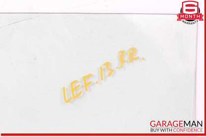 13-24 Nissan Leaf Rear Right Passenger Side Door Window Glass 823003NF1A OEM