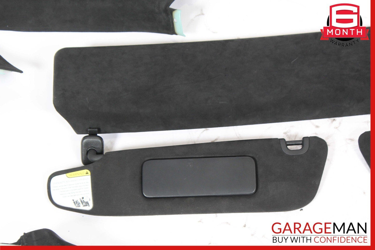 12-20 Tesla Model S Panoramic Roof Headliner Trim Bow Interior Pillars Cover Set