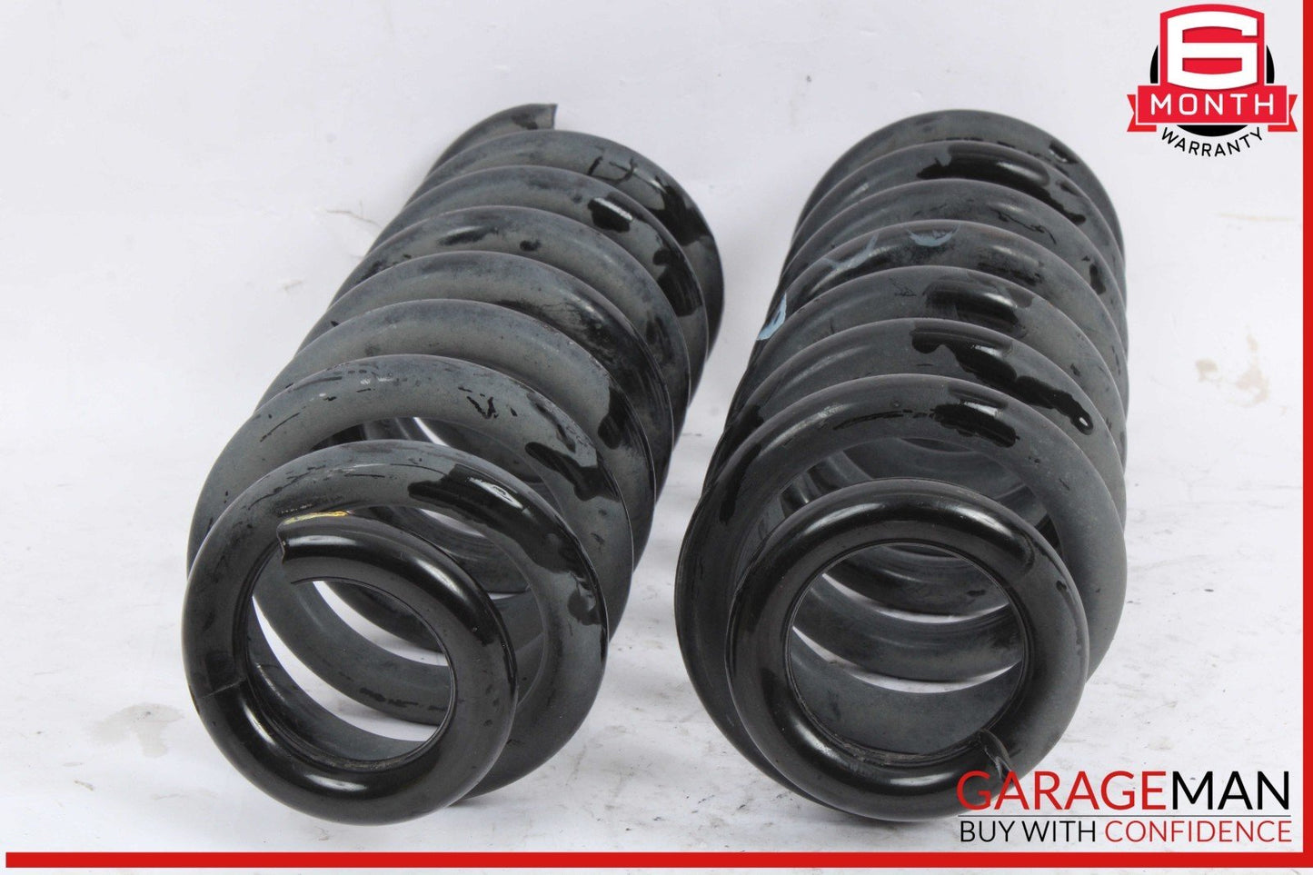 15-20 Mercedes W205 C300 Rear Right & Left Side Coil Spring Set 2053280337 OEM