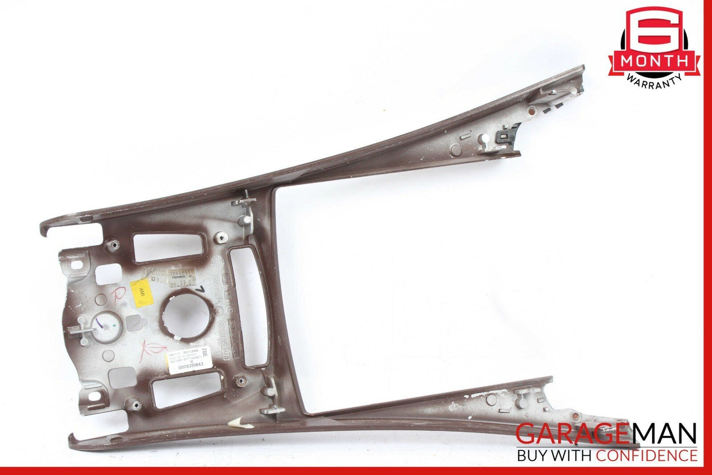 10-13 Mercedes W221 S550 S63 AMG Front Center Console Multi Function Trim Wood