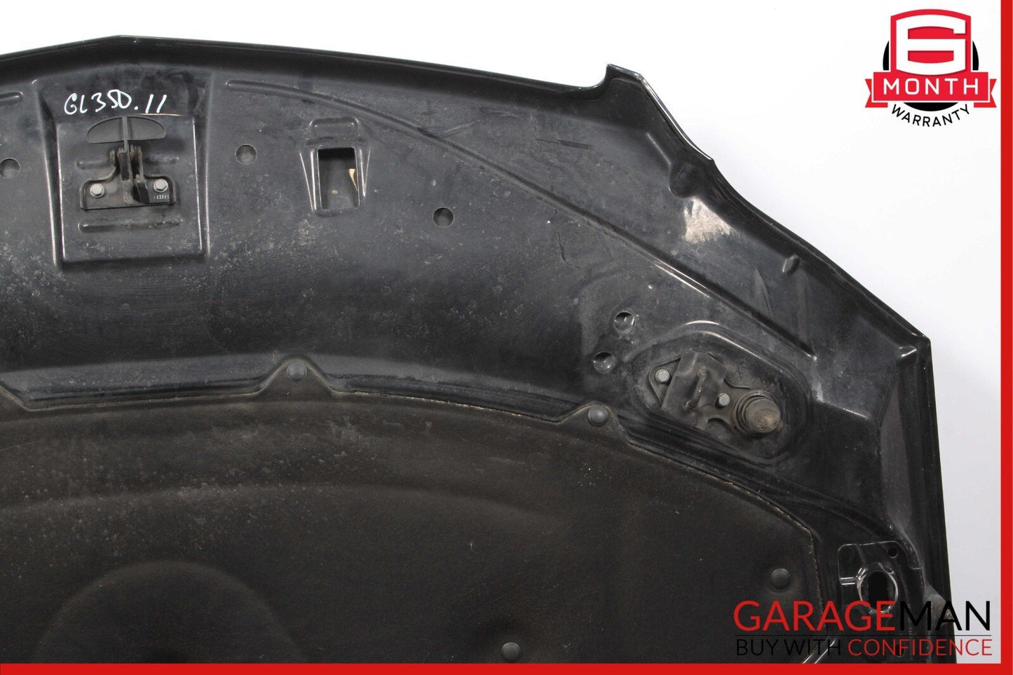 07-12 Mercedes X164 GL450 Front Hood Bonnet Panel Grille Assembly Obsidian Black