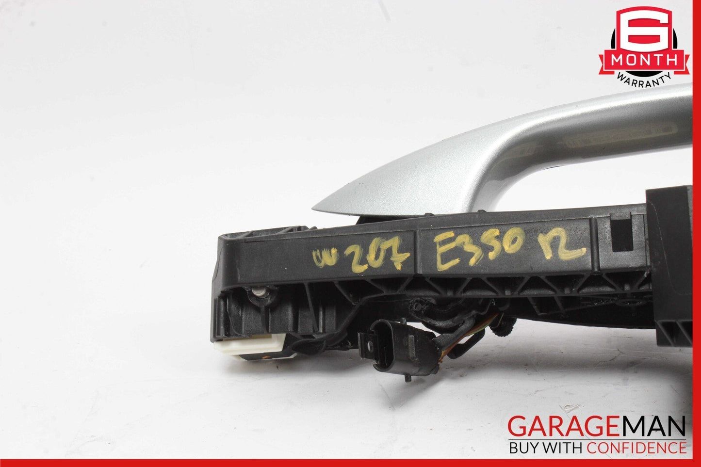 10-13 Mercedes W212 E350 Coupe Front Left Exterior Door Handle Keyless Go Silver