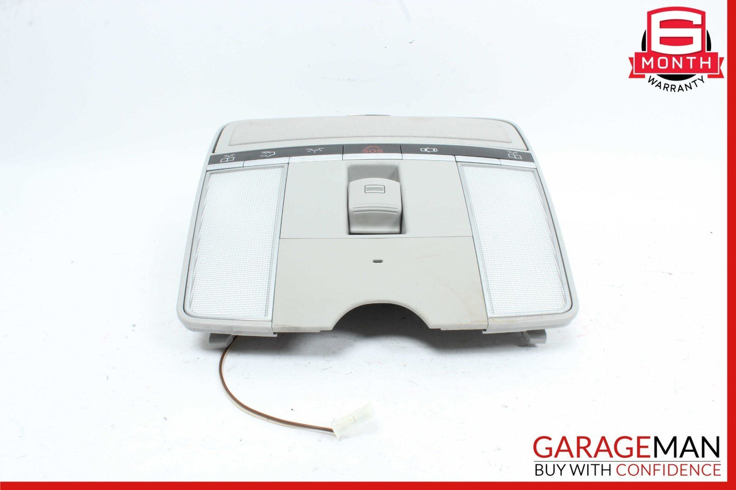 07-10 Mercedes W221 S550 CL550 Overhead Dome Light Sunroof Control Gray OEM
