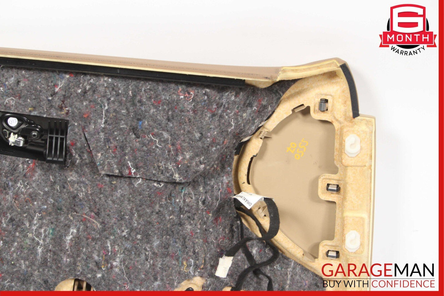 07-09 Mercedes W221 S450 S550 Front Right Passenger Interior Door Panel Brown