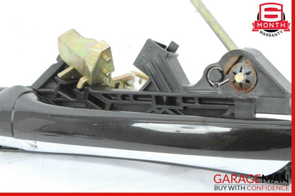 00-06 Mercedes W220 S500 S55 AMG Rear Left Side Exterior Door Handle Black OEM