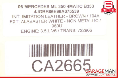 03-13 Mercedes W164 ML350 E550 SLK280 Radio 6 Disk CD Changer Player OEM