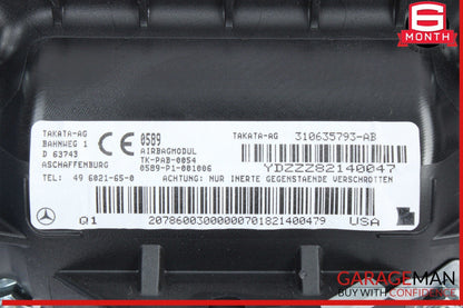 10-17 Mercedes W207 E350 Dashboard Front Right Passenger Side Airbag Air Bag OEM