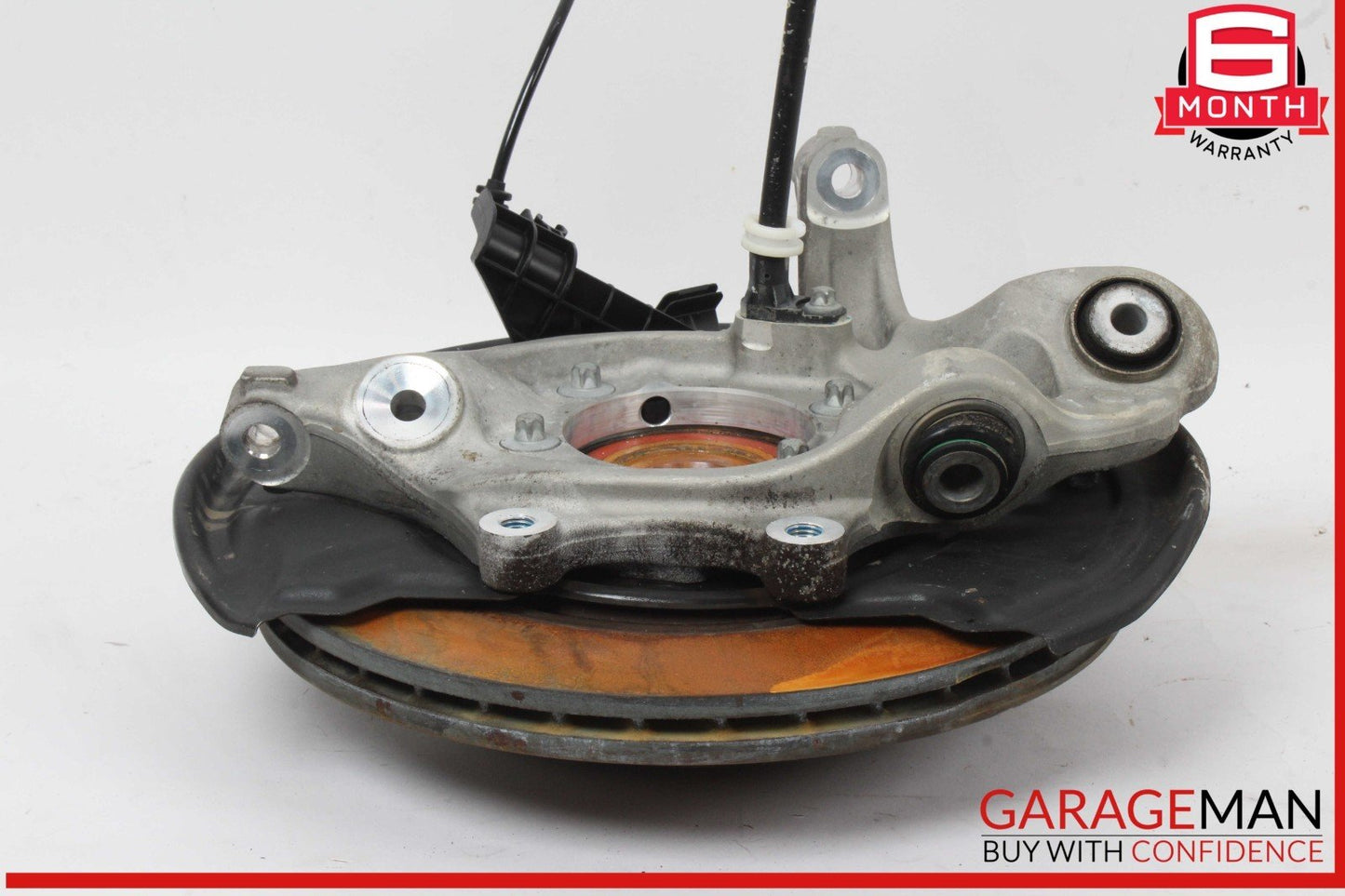 08-17 Mercedes W207 E350 C300 Rear Left Side Spindle Knuckle Hub w/ Rotor Disc