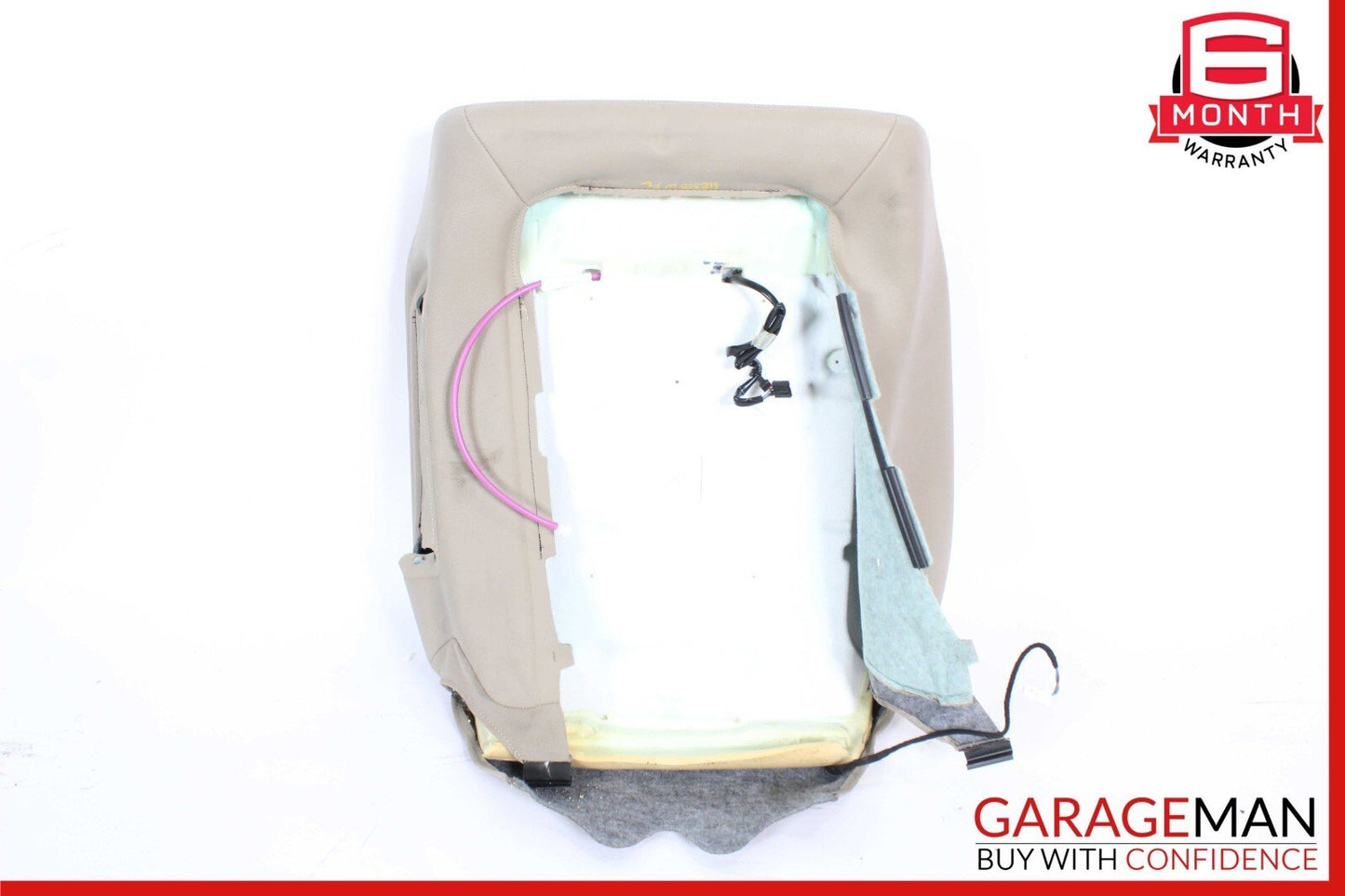 10-13 Mercedes W212 E350 E400 Front Left Seat Cushion Top Upper Beige OEM