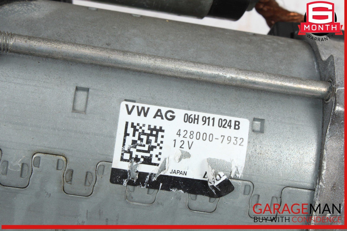 13-17 Audi Q5 Engine Starter Motor Denso 06H911024B OEM