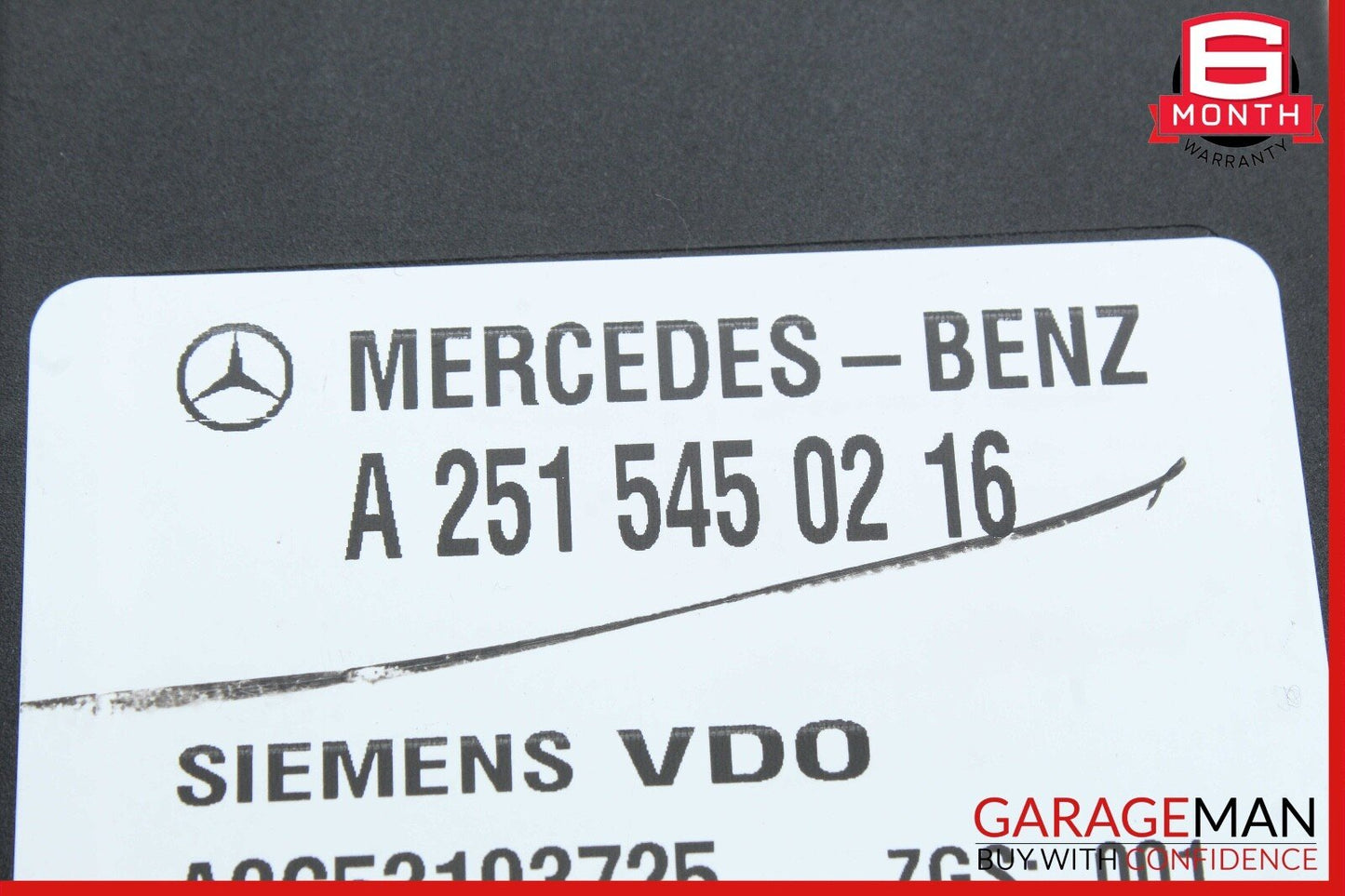 06-13 Mercedes W251 R350 4MATIC Rear Air Suspension Control Module 2515450216