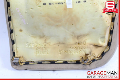06-11 Mercedes W219 CLS500 Rear Right Lower Bottom Seat Cushion Cover Brown