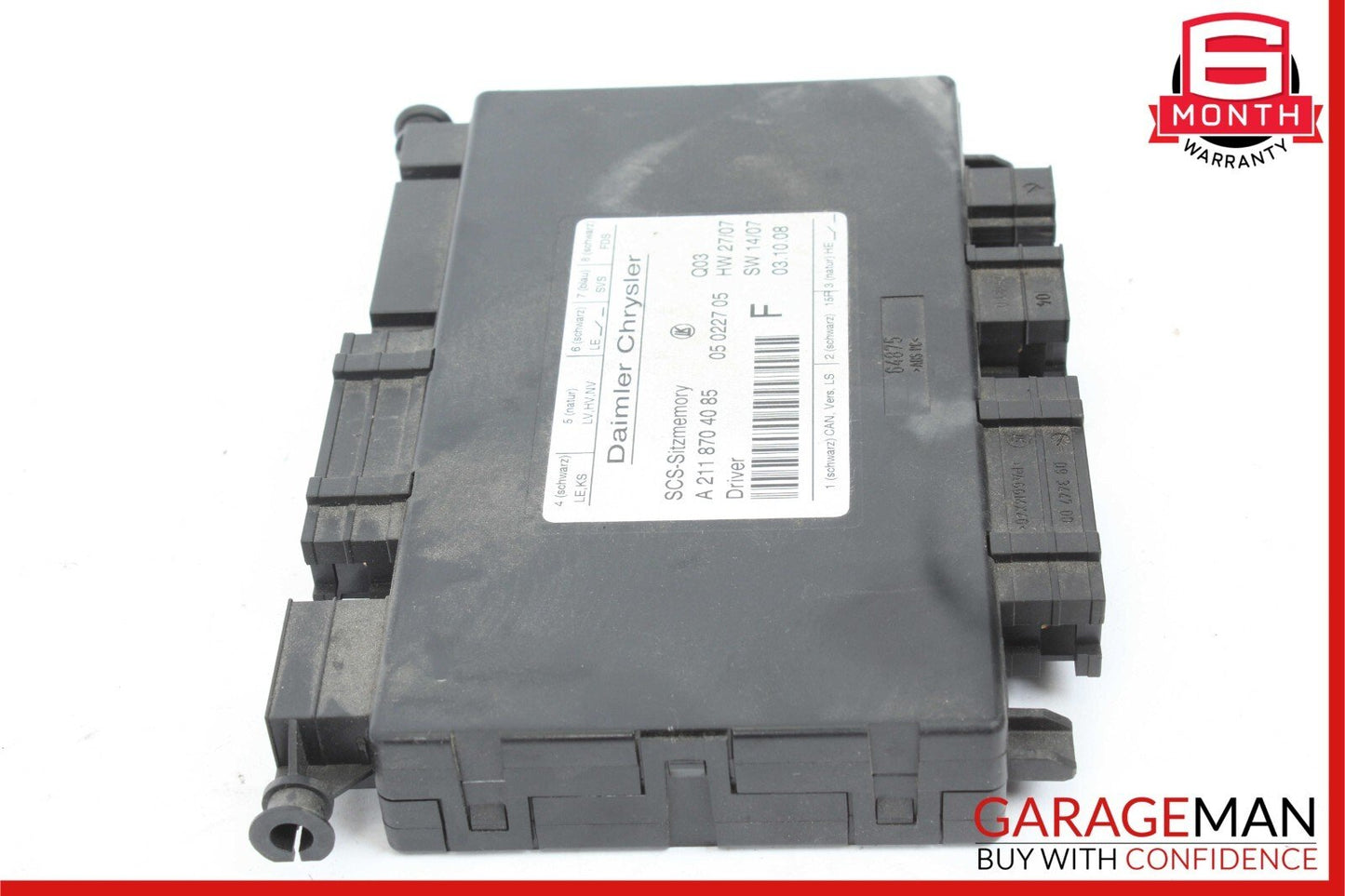 03-12 Mercedes W211 E350 CLS350 GL550 Seat Control Module Left Side OEM
