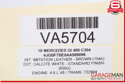 05-14 Mercedes X164 GL450 ML350 Engine PCV Crankcase Vent Valve Oil Separator