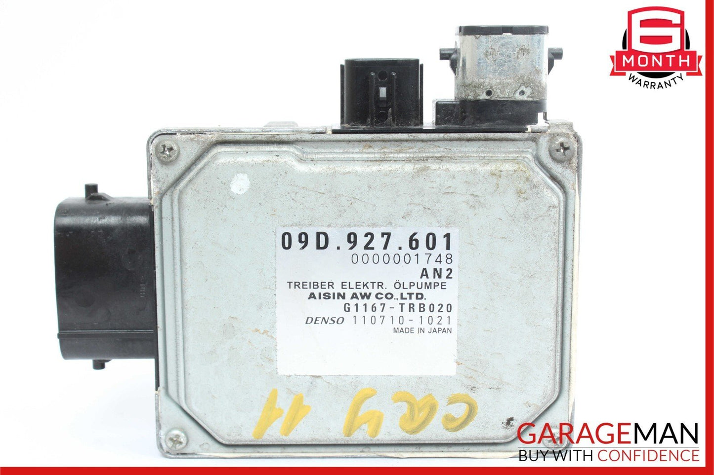 11-17 Porsche Cayenne 958 S Gearbox Oil Pump Control Module 09D927601 OEM