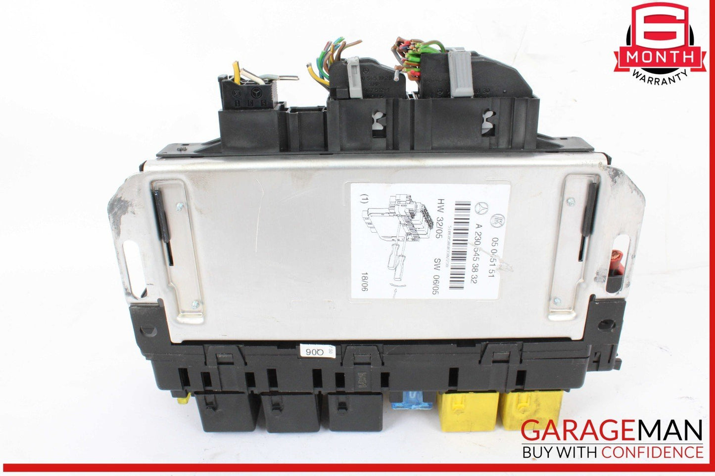 03-12 Mercedes R230 SL500 SL55 AMG Front Left SAM Fuse Box Control Module OEM