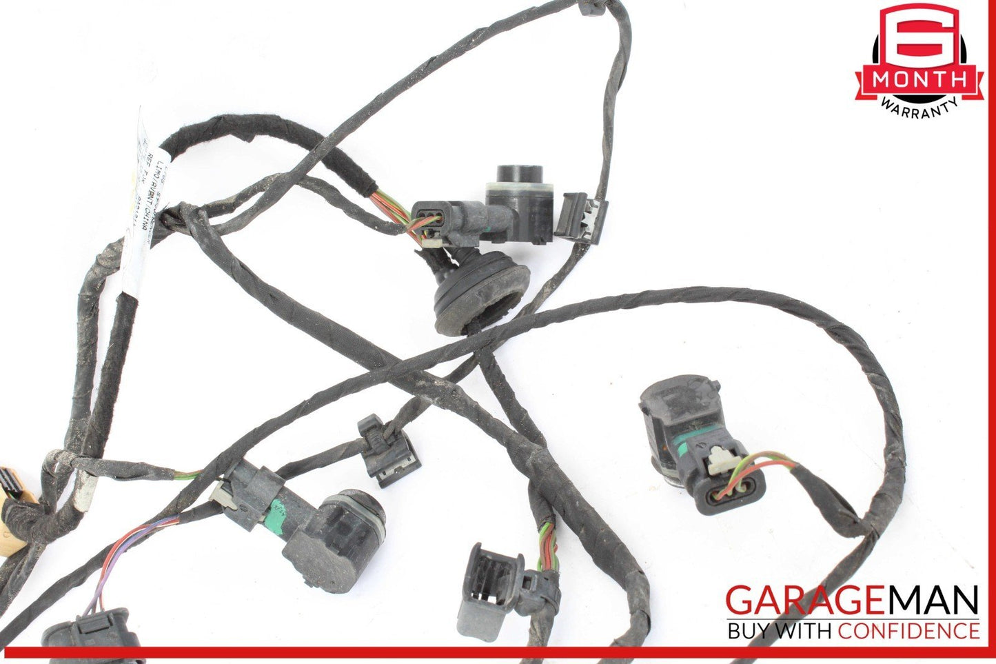 16-18 Audi A6 S6 Rear Bumper Wire Wiring Harness w/ Park Assist Aid Sensors OEM