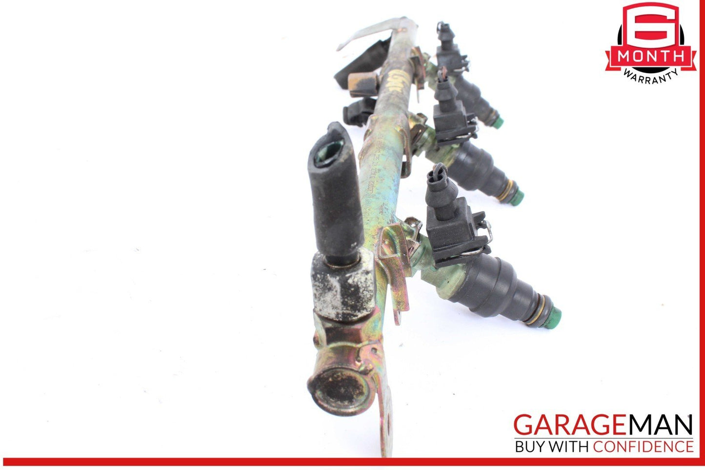 97-04 Porsche Boxster 986 Fuel Injection Rail w/ Injectors 99611003503 OEM