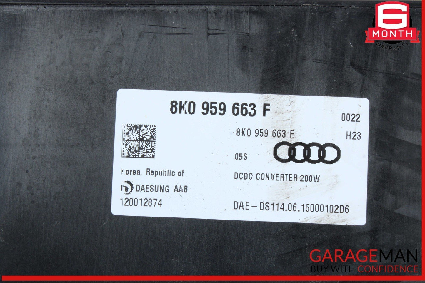 12-18 Audi A7 S7 A6 S6 Voltage Stabilizer Control Module Unit 8K0959663F OEM