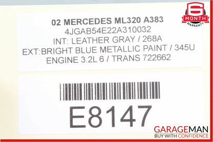98-06 Mercedes ML320 S600 CL500 Telephone Phone Bluetooth Voice Control Module