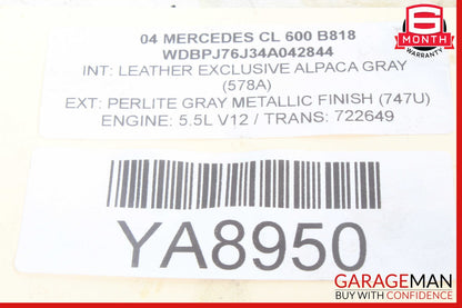 00-06 Mercedes W215 CL600 Rear Side Suspension Lower Control Arm OEM