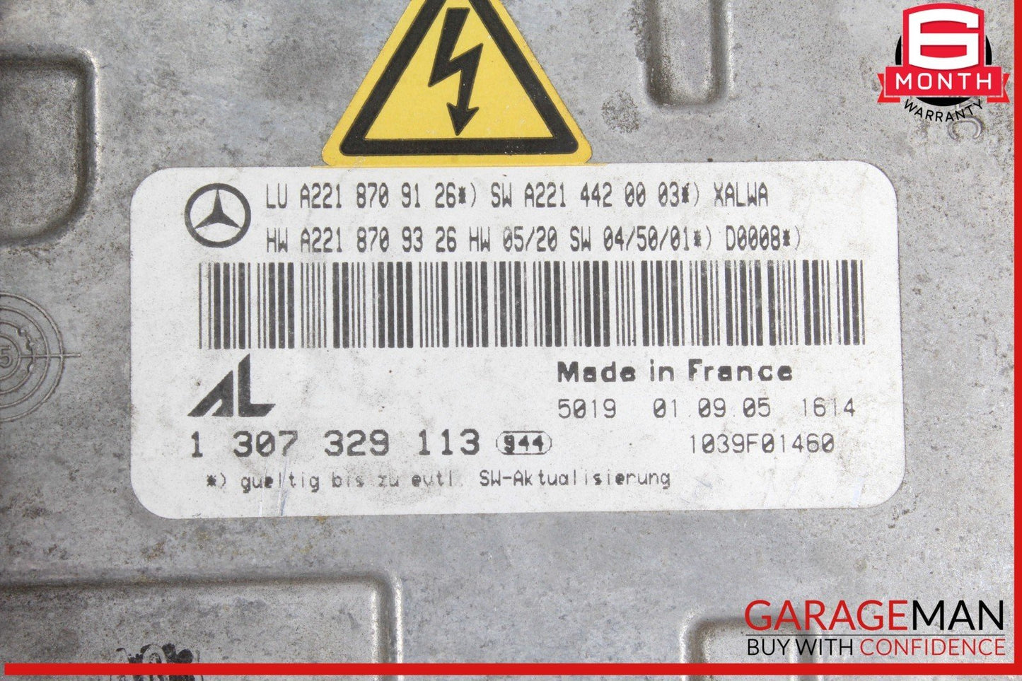 07-10 Mercede W221 S550 S450 Xenon HID Headlight Ballast Module Unit OEM