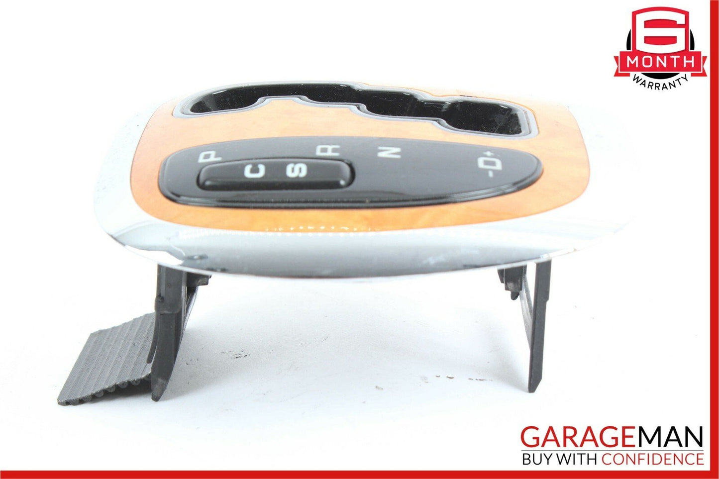 00-06 Mercedes W215 CL600 Automatic Transmission Floor Gear Shifter Wood Bezel