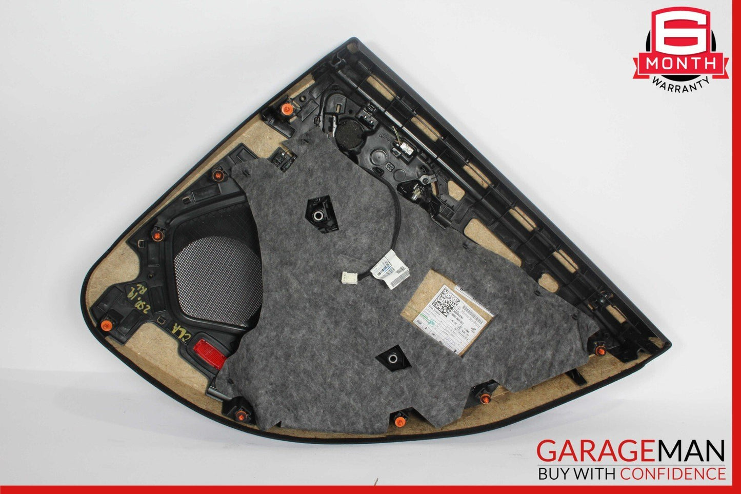 14-19 Mercedes W117 CLA250 Rear Left Interior Door Trim Panel Cover Assy Black