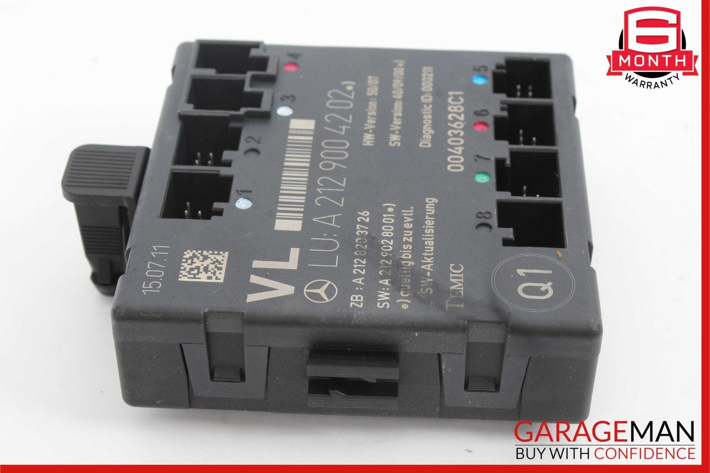 08-18 Mercedes GLK350 E350 C250 SLK350 Front Left Side Door Control Module Unit