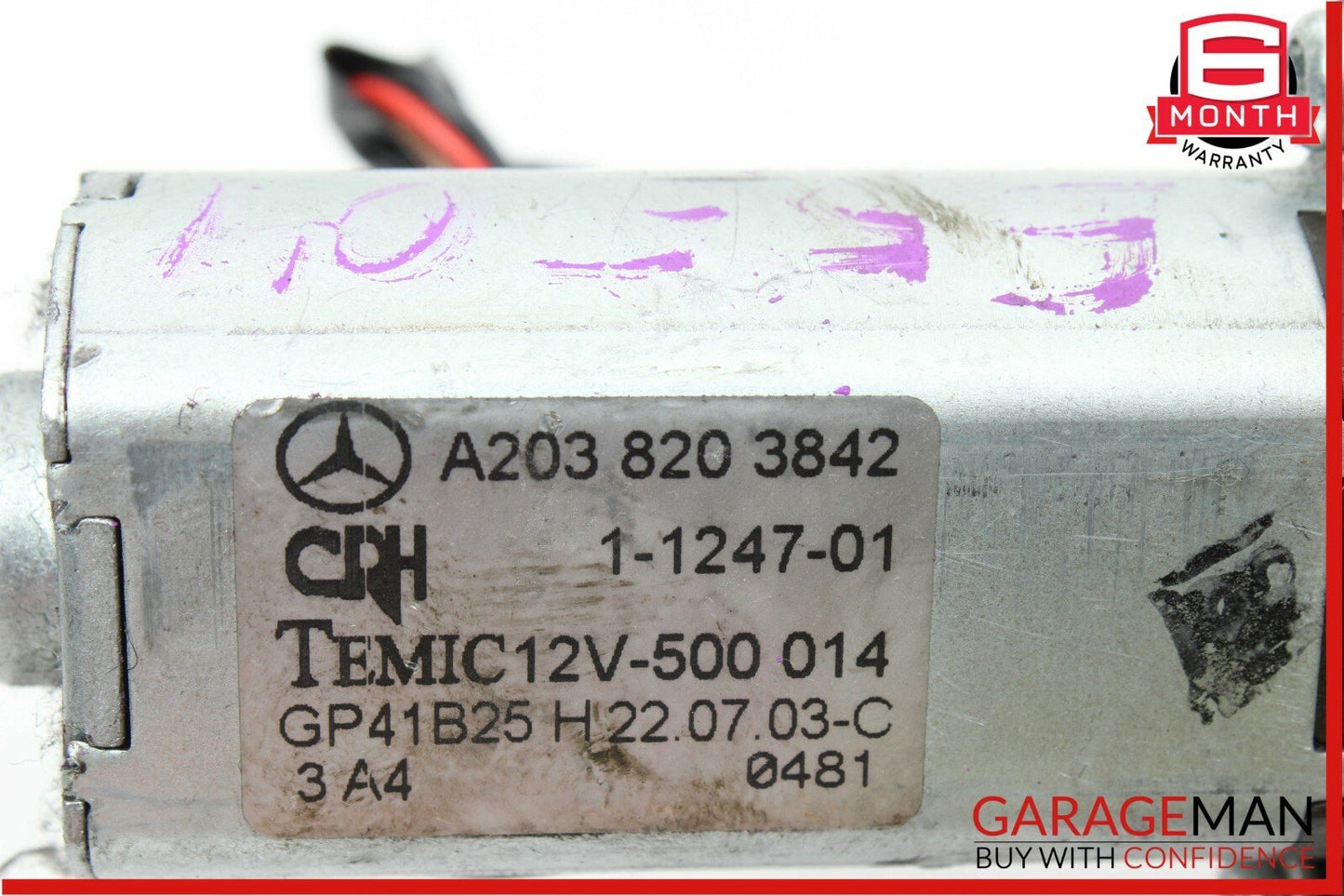 01-09 Mercedes E55 AMG CLK500 C230 Front Right Side Seat Adjust Control Motor